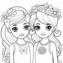 colouring pages for girls