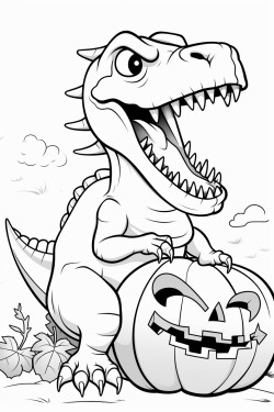 halloween dinosaur