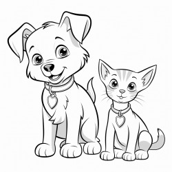 cat and dog