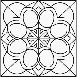 simple symmetric patterns