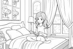 aesthetic and cozy girl bedroom