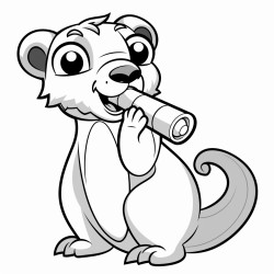 simple kid friendly kazoo with animal