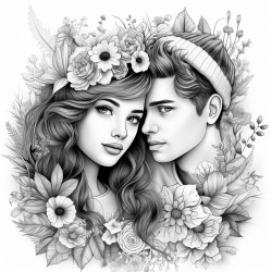 two cute couple