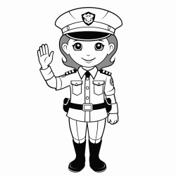 thank you to female police officer