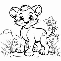 animal for coloring pages to color in a4