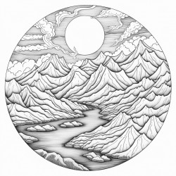 pangea with mountains