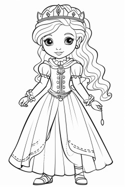 a kid with a snow queen costume