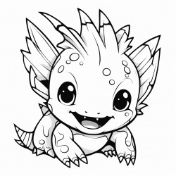 monster axolotl pop smile