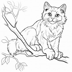 cat in a tree