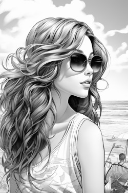 girl of the beach