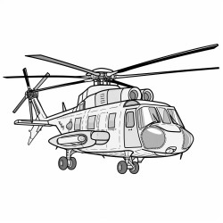 helicopter taking off
