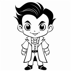 a cute boy vampire