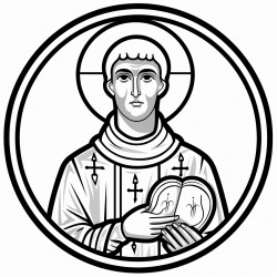 icon of st alban the christian saint