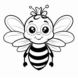 a cute honeybee
