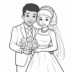 black man and white woman getting married