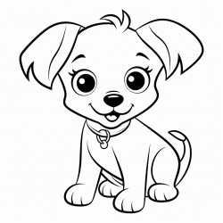 cute simple coloring page