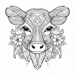 cow mandala
