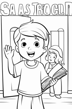 a child saying i can go to sunday school