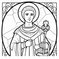icon of st alban the christian saint