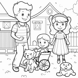 colouring page
