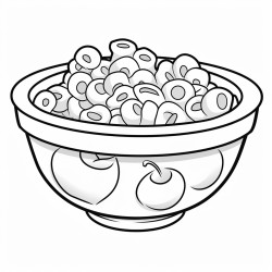 a bowl of macaroni and cheese