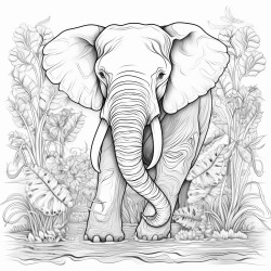 elephant jungle ocean