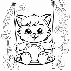 a cat swing