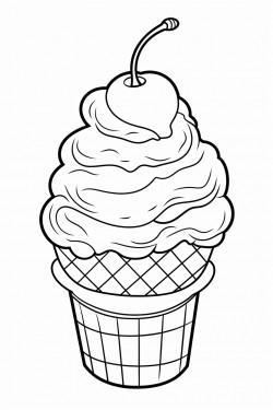 ice cream with cherry tops
