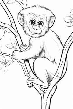 singe araign dans un arbre