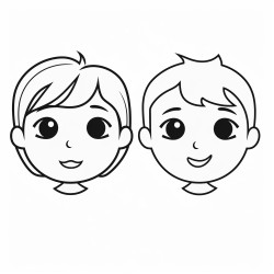 coloring booking about kids feelings