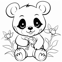 panda qui lit