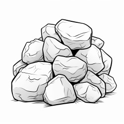 a large chunk of smooth rock