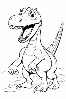 a letter b take the form of a dinosaur