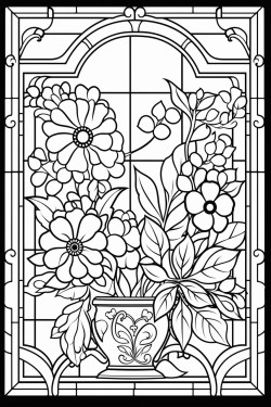 cute vine floral interior design