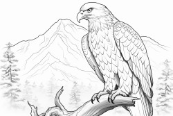 aigle  tte blanche