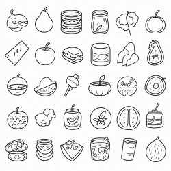 a food line out icons