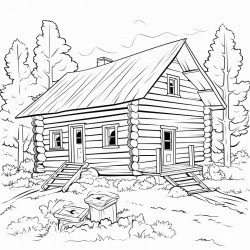 1772 doucet log house rustico