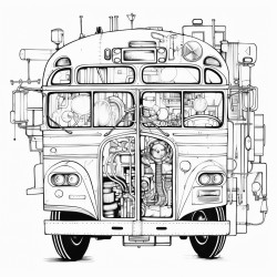 school bus front
