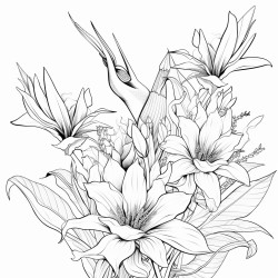 birds of paradise flowers