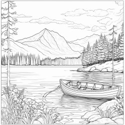 peaceful day at the lake