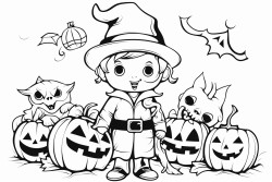 un coloriage cod sur le thme dhalloween en utilisant lindicatif prsent dans les premiers et deuximes groupes de verbes