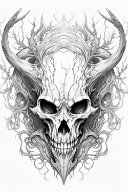 wendigo skull