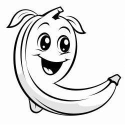 1 banana clipart