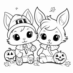 halloween baby tiere