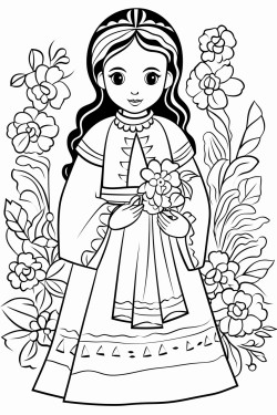 pintura la bordadora de magdalena mira mena