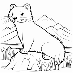 a cute icelandic mink