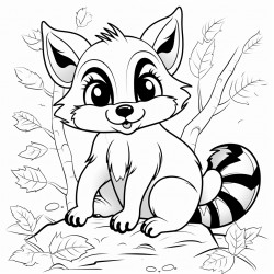 write me a childrens coloring book on the theme of dachafor a4