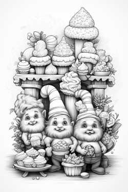 gnomes in a candy store