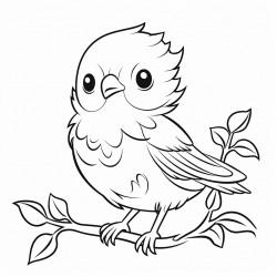 a cute sweet little bird