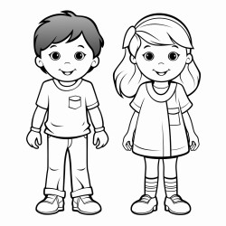 blanco y negro para colorear